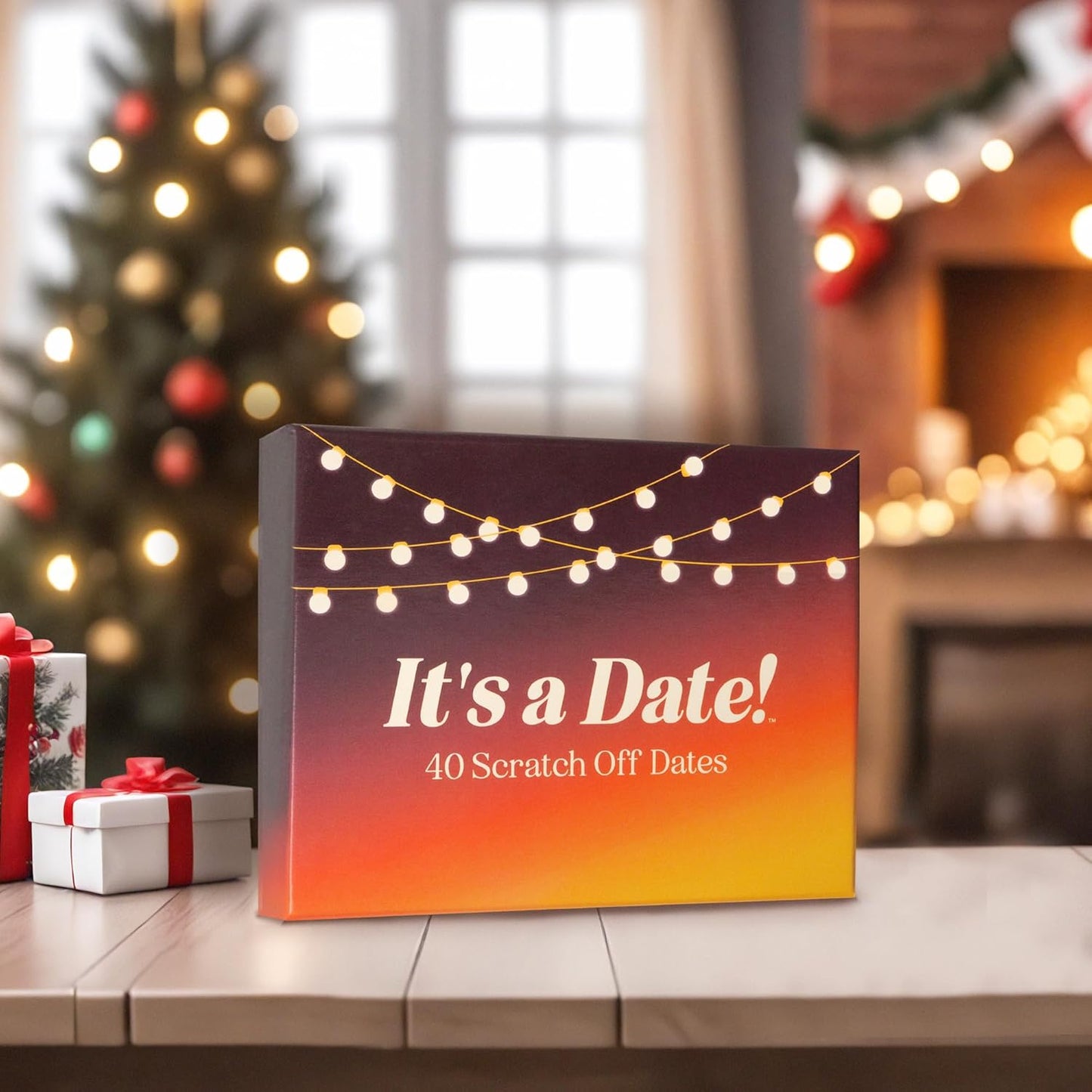 It's a Date!, 40 Fun and Romantic Scratch Off Date Night Ideas for Him, Her, Girlfriend, Boyfriend, Wife, Husband & Couples, Stocking Stuffers for Men and Women