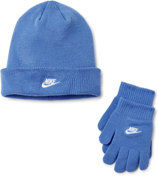 Nike Kids' Club Beanie and Glove/Mitten Set